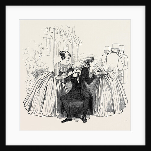 Scene from the New Comedy of Old Heads and Young Hearts, at the Haymarket Theatre by Anonymous
