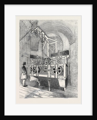 Perspective View of the Great Clock of the Royal Exchange by Anonymous