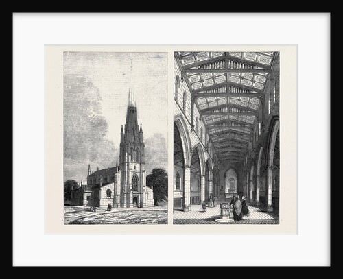 St. Mary's New Church, Herne Hill; Interior of St. Mary's New Church, Herne Hill by Anonymous