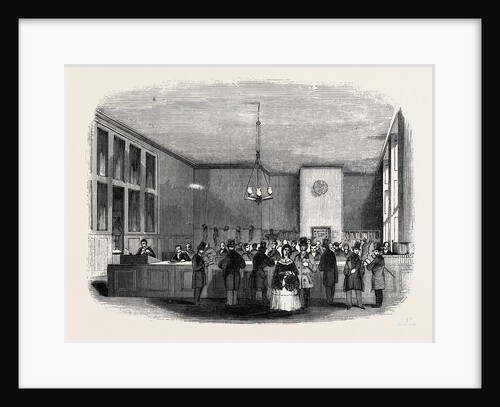 Interior of Rogers's Bank at Clement's Lane by Anonymous