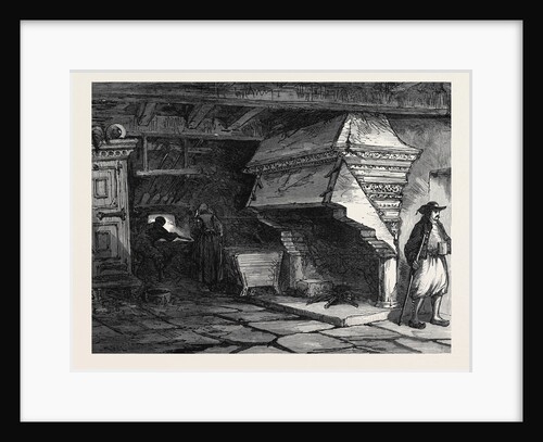 Ancient Chimney Time of Francis I. Morlaix Brittany France by Anonymous