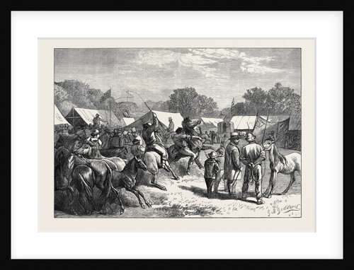 Pony Fair in the New Forest 1871 by Anonymous