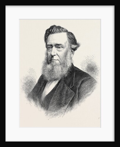 The Rev. John H. James D.D. President of the Wesleyan Methodist Conference 1871 by Anonymous
