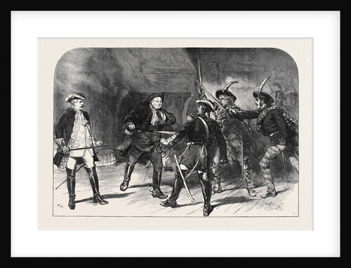 The Scott Centenary: Scene from Rob Roy at the Theatre Royal Edinburgh 1871 by Anonymous