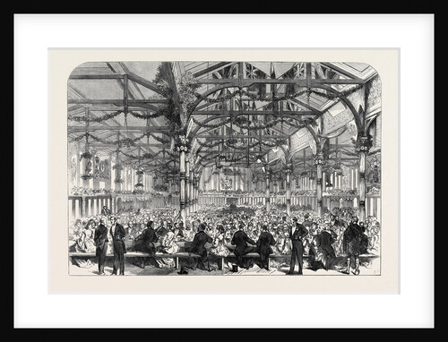 The Scott Centenary Banquet in the Corn Exchange Grassmarket Edinburgh 1871 by Anonymous