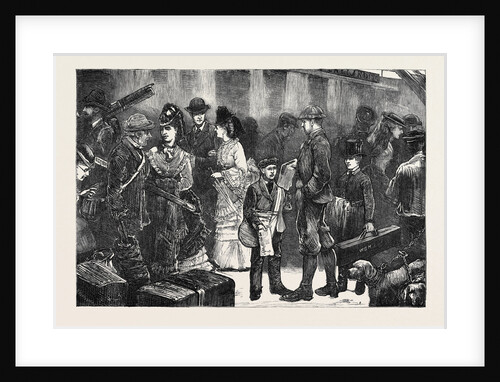 Going North: Dunblane Station 1871 by Anonymous