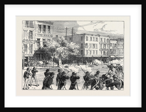 The Irish Orange Riots in New York 1871 by Anonymous
