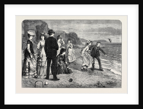 Croquet Under Difficulties 1871 by Anonymous