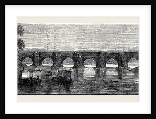 Old Nottingham Bridge 1871 by Anonymous
