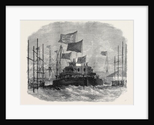 Launch of H.M.S. Cyclops at Blackwall 1871 by Anonymous