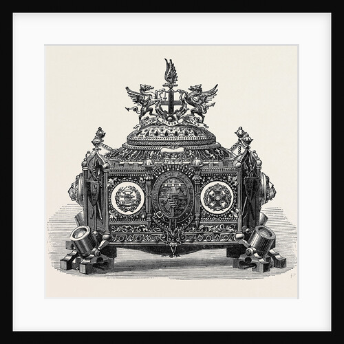 Casket Presented to Prince Arthur with the Freedom of the City of London 1871 by Anonymous