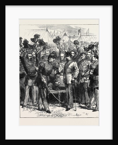 The Belgian Gardes Civiques at the Wimbledon Camp: The Vin D'Honneur 1871 by Anonymous