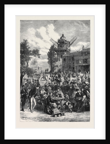 A Saturday Half Holiday 1871 by Anonymous