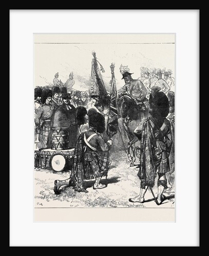 Presentation of New Colours to the 42nd Highlanders 1871 by Anonymous