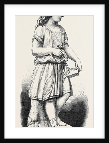 Young England's Sister, in the Royal Academy Exhibition 1871 by Anonymous