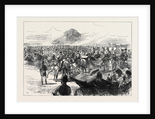 Review of the Household Brigade by Queen Victoria in Bushey Park 1871 by Anonymous