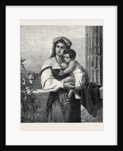 Italian Mother and Child, 1871 by Anonymous