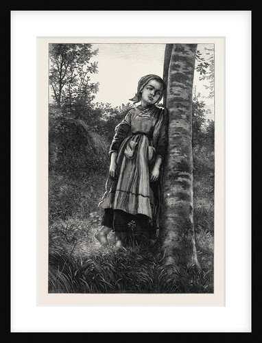 A Breton Girl Evening, 1871 by Anonymous