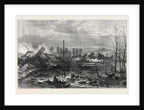 Scene of the Gun-Cotton Explosion at Stowmarket 1871 by Anonymous