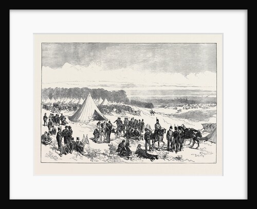 Encampment of the Portsmouth Garrison 1871 by Anonymous