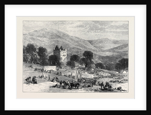 The Scott Centenary: Fete at Newark Castle Selkirk 1871 by Anonymous