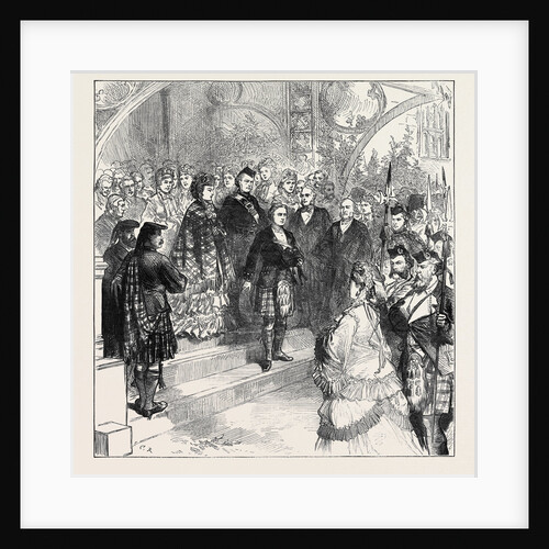 Reception of Princess Louise at Inverary Castle 1871 by Anonymous