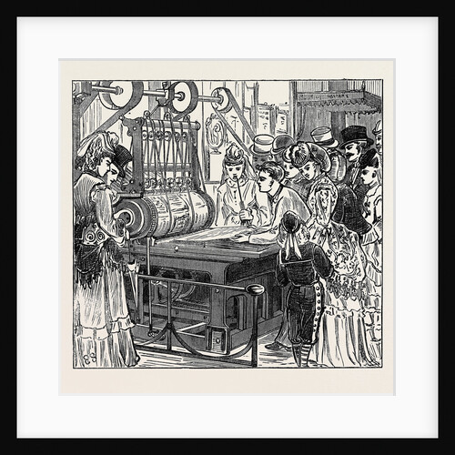 Sketches in the International Exhibition: Printing the Key. 1871 by Anonymous