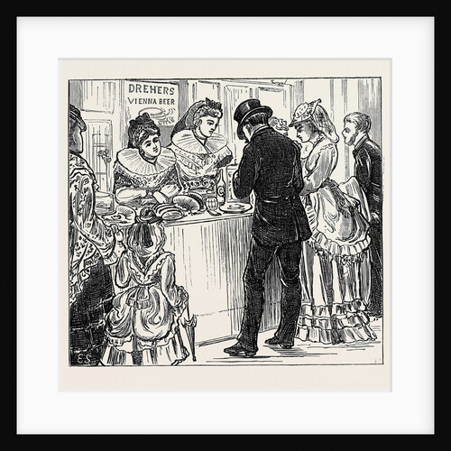 Sketches in the International Exhibition: The Würtemburg Refreshment Stall 1871 by Anonymous