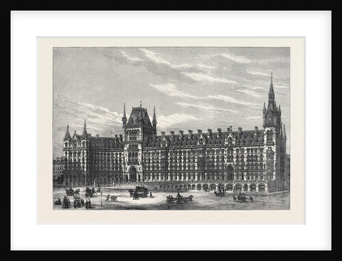 The Midland Railway Hotel London 1871 by Anonymous