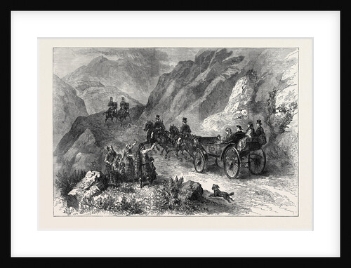 Princess Louise and the Marquis of Lorne at Rest and Be Thankful Near Inverary 1871 by Anonymous