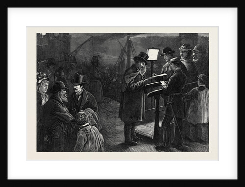 Examining Passports Dieppe 1871 France by Anonymous