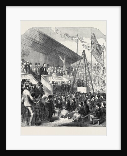 Lord Derby Laying the First Stone of the Seamen Orphan Institution Liverpool 1871 by Anonymous