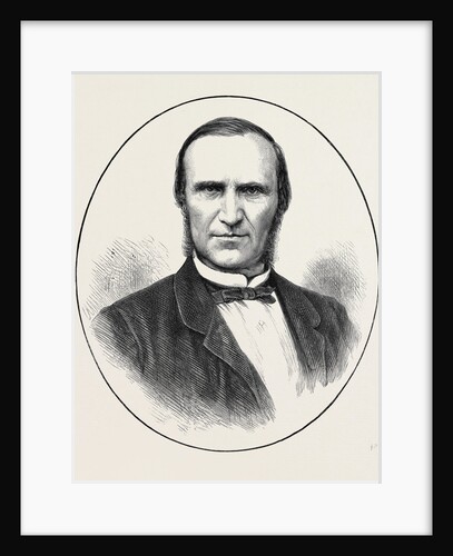 Commendatore Grattoni Engineer of the Mont Cenis Tunnel 1871 by Anonymous