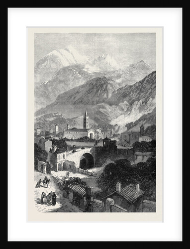 Opening of the Mont Cenis Tunnel: The Town of Susa 1871 by Anonymous
