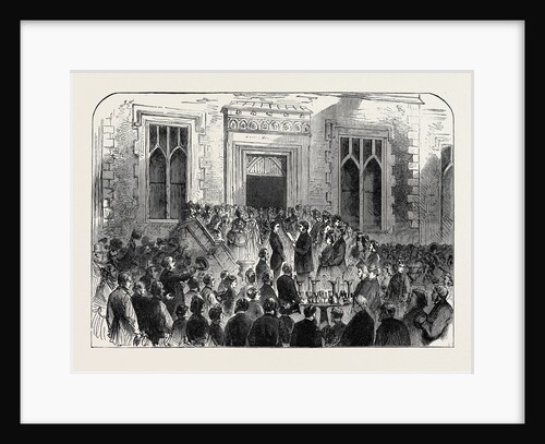 Tenants of the Earl of Bandon Presenting a Gift to His Son Lord Bernard 1871 by Anonymous