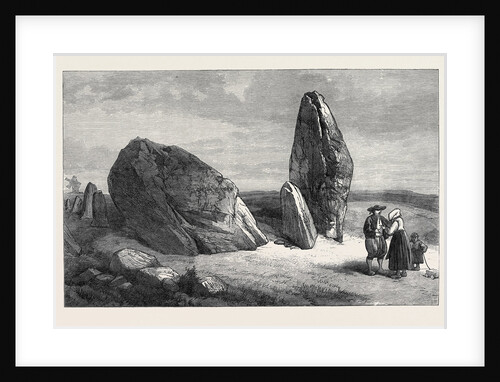 Druidic Remains of Brittany: Stones of St. Barbe France 1871 by Anonymous
