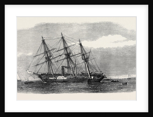 H.M.S. Racer Aground on Ryde Sands 1871 by Anonymous