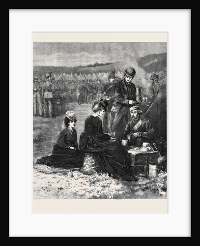 The Autumn Campaign: An Early Breakfast in Camp 1871 by Anonymous