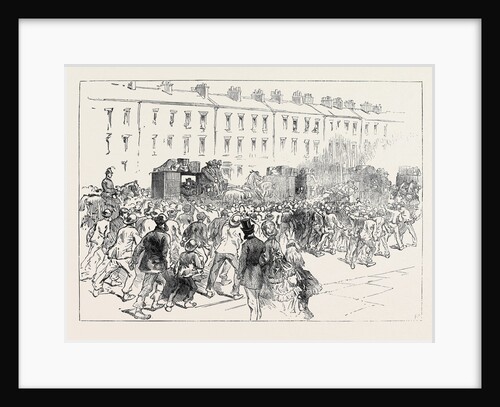 The Engineers' Strike at Newcastle: Arrival of Foreign Workmen 1871 by Anonymous