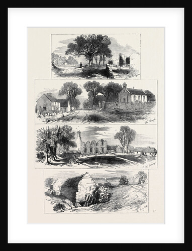 Sketches of Goldsmith's Deserted Village Lishoy or Auburn Near Athlone 1871 by Anonymous