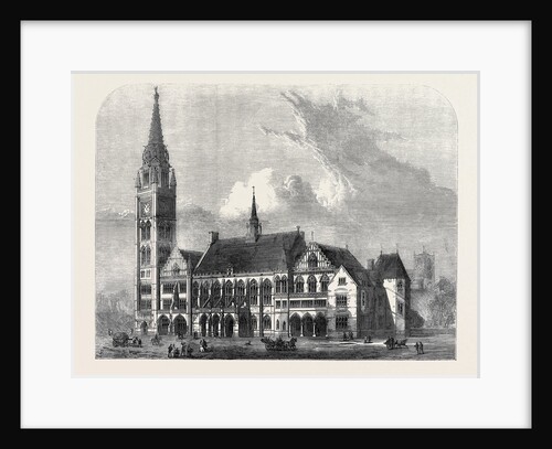 The New Townhall Rochdale 1871 by Anonymous