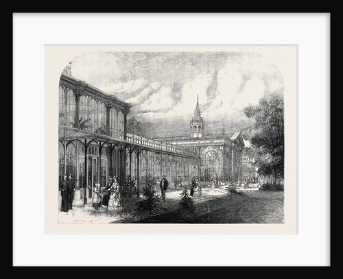 The Pavilion in the Public Gardens Buxton 1871 by Anonymous