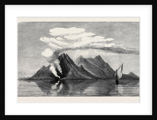 Volcanic Eruption in the Island of Camiguin Philippines 1871 by Anonymous