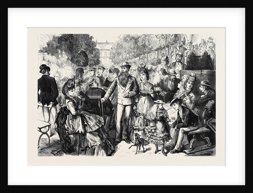 On the Kursaal Terrace Hombourg-Es-Monts 1871 by Anonymous