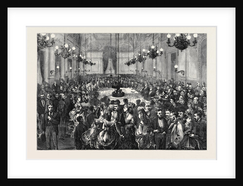 The Gambling Table at Hombourg 1871 by Anonymous