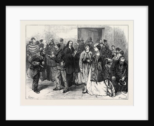 Waiting-Room of the National Assembly at Versailles France 1871 by Anonymous