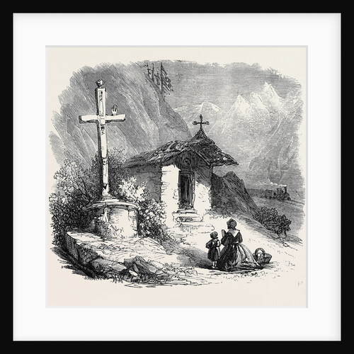 Mont Cenis Railway Scenery: Near Oulx 1871 by Anonymous