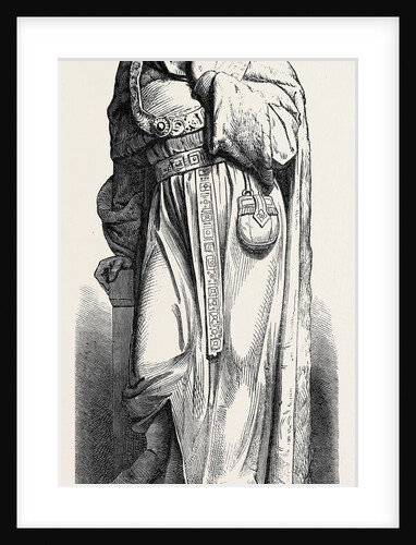 Statue of Sir Michael De La Pole at Hull 1871 by Anonymous