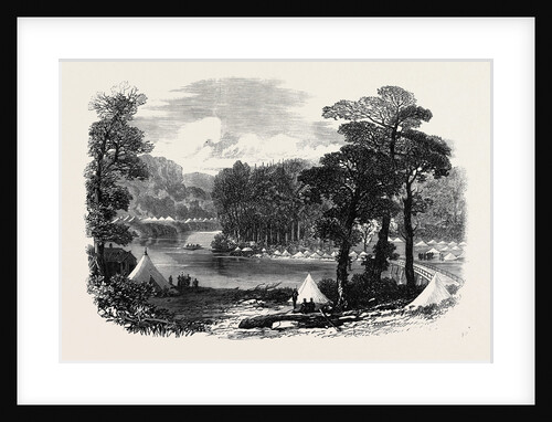 The Red River Expedition: Camp at Malawin Bridge 1871 by Anonymous