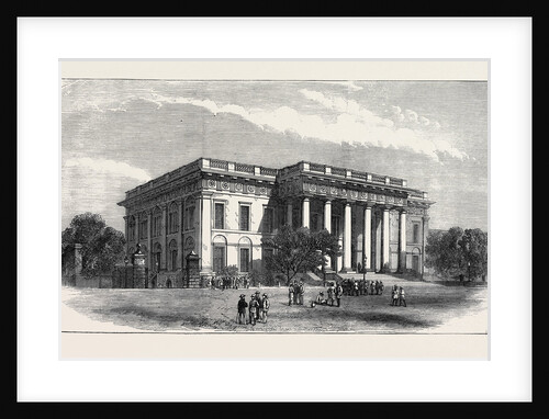 The Courthouse at Calcutta India 1871 by Anonymous